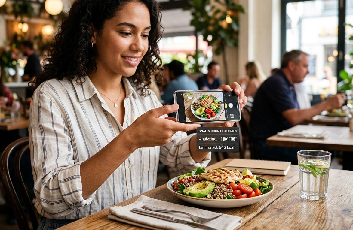 Vitalize food tracking screen