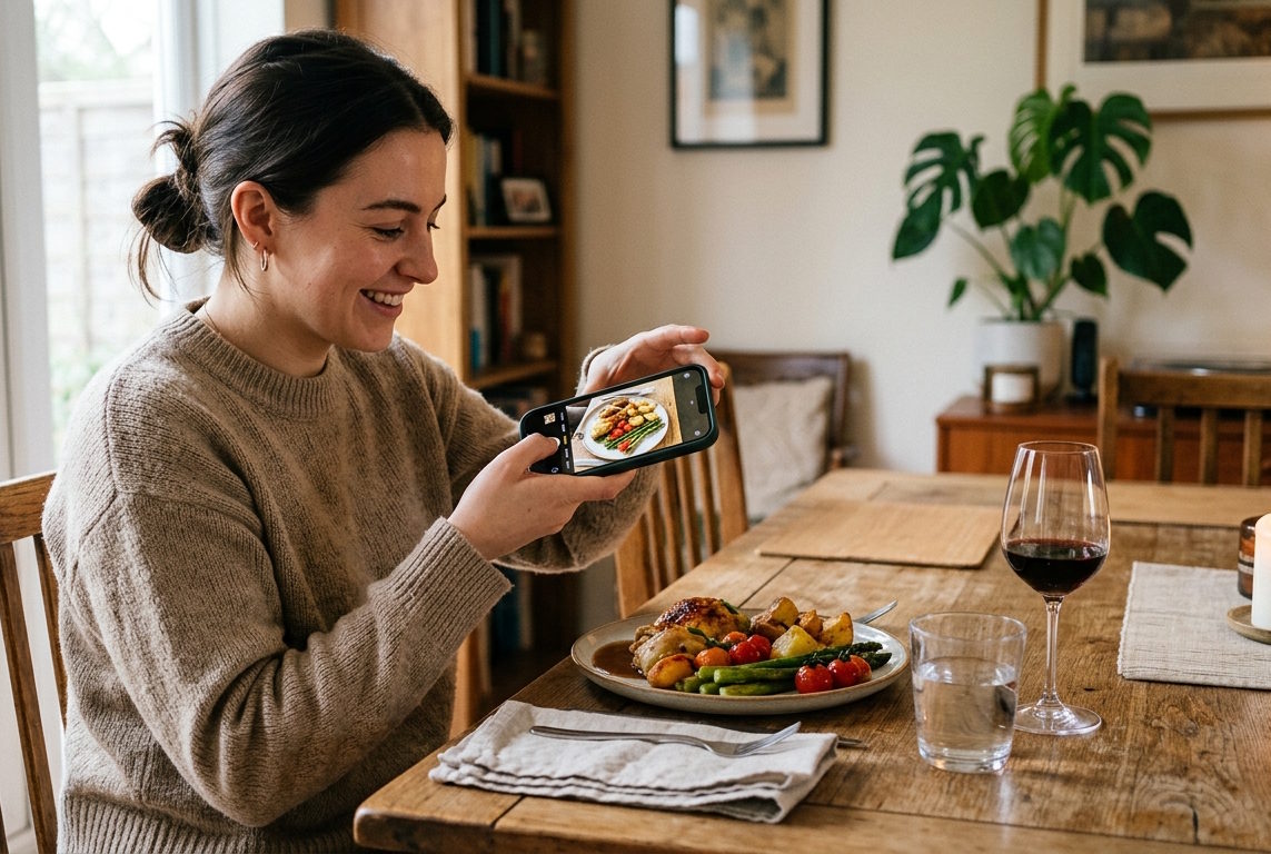 AI food photo recognition